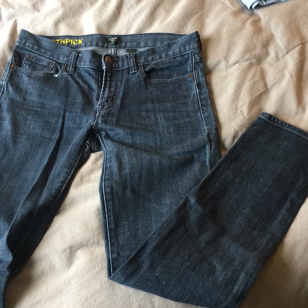 J. Crew toothpick stretch jeans size 28